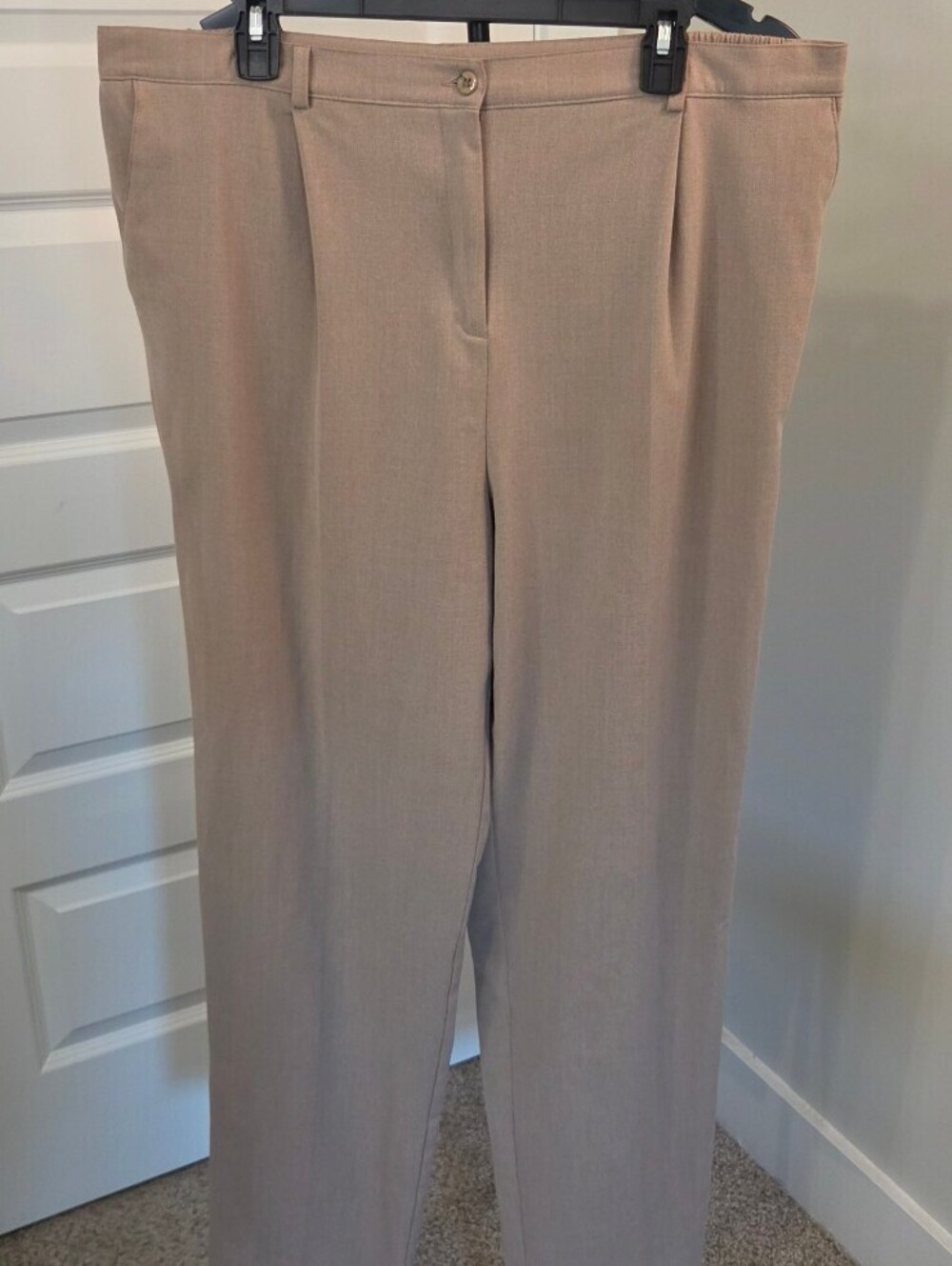 Briggs New York Women's Tan Dress Pants Size 18T